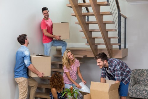 Professional team handling furniture pick-up in Mayfair