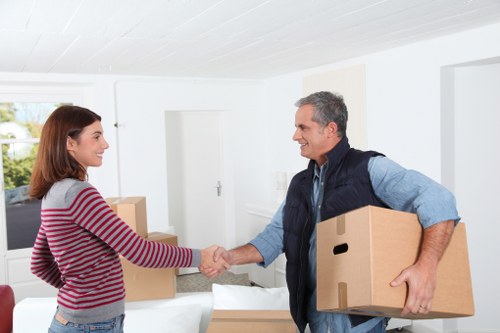 Eco-friendly packing materials used by professionals